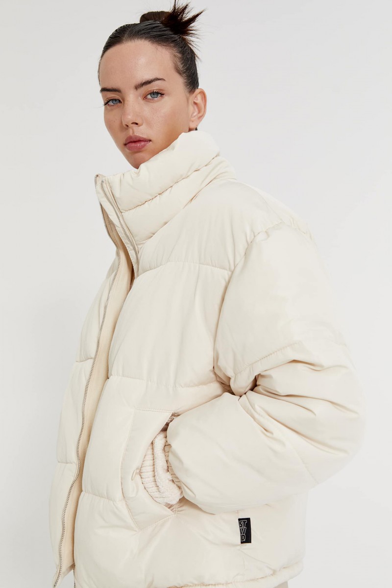 Basic High-Neck Puff Jacket