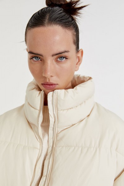Basic High-Neck Puff Jacket