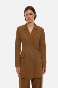 Belted blazer dress