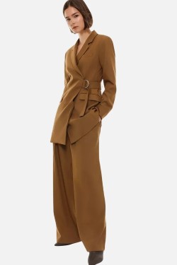 Belted blazer dress