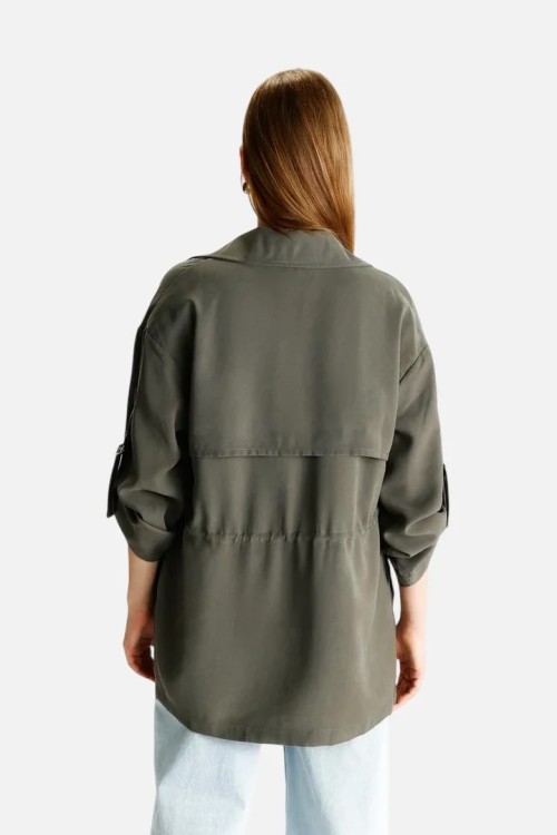 Flowing parka