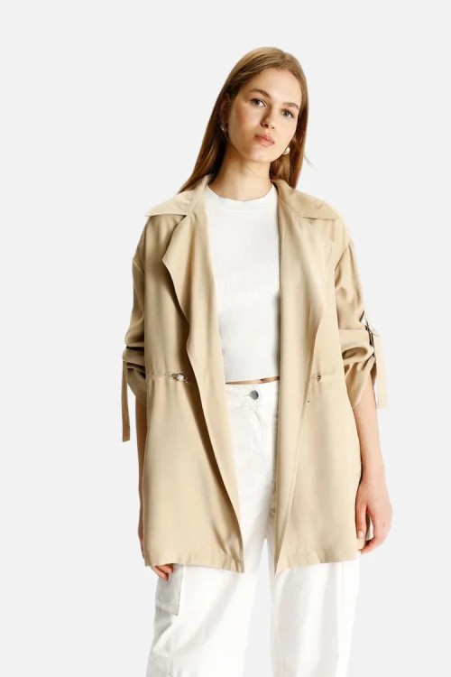 Flowing parka