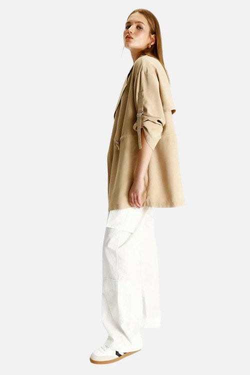 Flowing parka