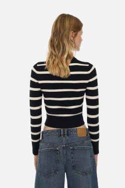 High neck jumper