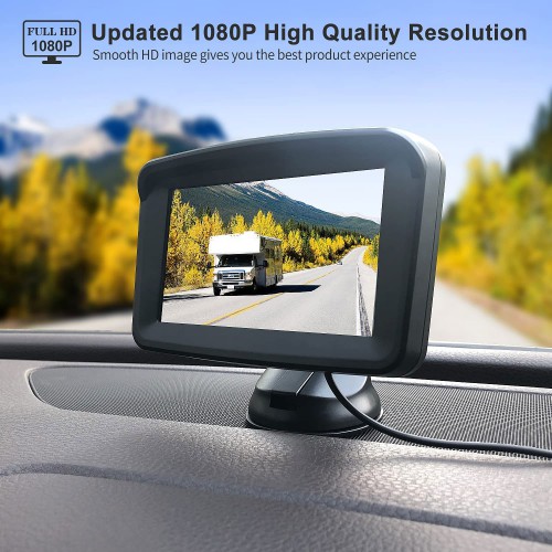 5″ Monitor with 1080P Backup Camera for Truck