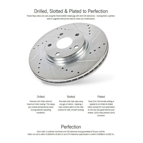 Power Stop® – Evolution Drilled and Slotted