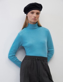 Turtleneck Long Sleeve Top