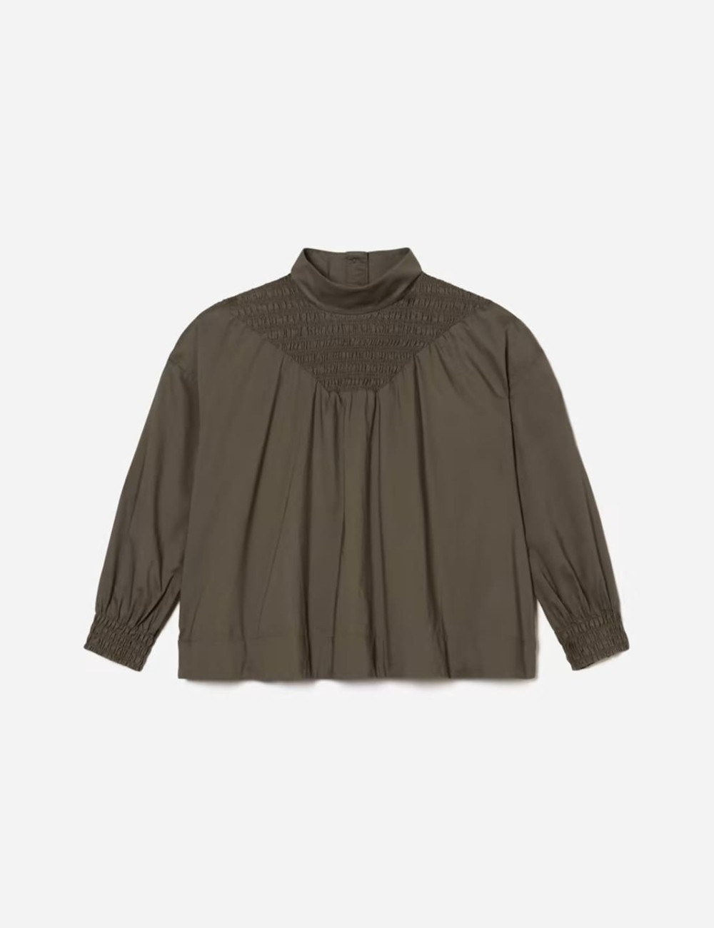 The Funnel-Neck Smock Top