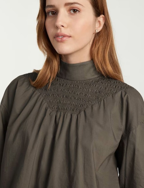 The Funnel-Neck Smock Top