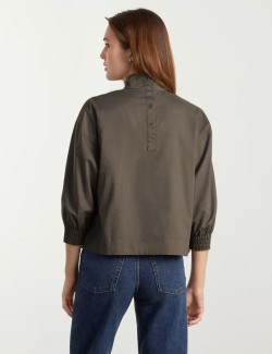 The Funnel-Neck Smock Top